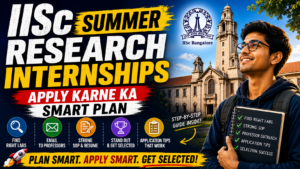 IISc Summer Research Internships