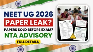 NEET UG 2026 Paper Leak News: Were Papers Sold Before the Exam? NTA Releases Advisory, Check Full Details Here